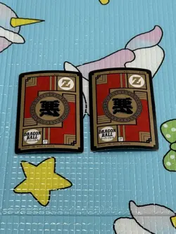 Dragon Ball Carddass Super Battle Two Card Set Used Collectible - Image 2