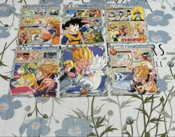 Dragon Ball Jumbo Carddass 6 Card Set Made in Japan Used - Image 2