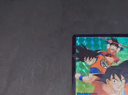 Dragon Ball Carddass 25th Edition Son Goku Reverse Prism Card Used - Image 3