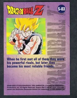 Holo S-03 SP03 Dragon Ball Trading Card Chromium Buy It Now - Image 2