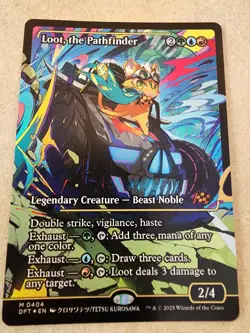Loot, the Pathfinder - #404 Foil (Showcase) Aetherdrift - Mtg - Image 1