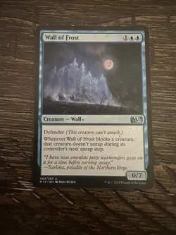 Magic the Gathering MTG Wall of Frost (78) Magic 2014 LP - Image 2