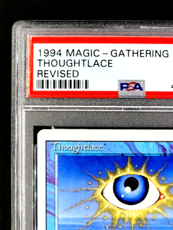 1994 MtG Magic the Gathering Revised Rare Thoughtlace PSA 9 Only 4 Graded Higher - Image 5