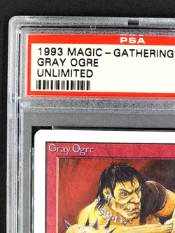 1993 MtG Magic the Gathering Unlimited Gray Ogre PSA 9 Mint Only 6 Graded Higher - Image 5