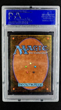 1993 MtG Magic the Gathering Unlimited Dwarven Demolition Team Uncommon PSA 9 - Image 2