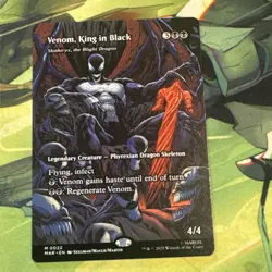 Venom, King In Black (Borderless) Regular #22 MTG: Marvel’s Spiderman NM/M - Image 1