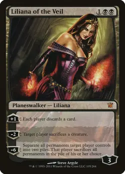 Liliana of the Veil Innistrad PLD Black Mythic Rare MAGIC MTG CARD ABUGames - Image 1