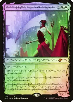 1 x FOIL Elesh Norn Grand Cenobite Secret Lair MTG NM In Phyrexian Praetors 209 - Image 1
