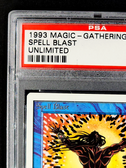 1993 MtG Magic the Gathering Unlimited Spell Blast Blue PSA 9 *Only 15 Higher* - Image 5