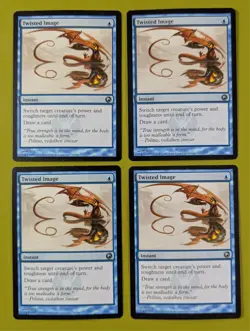 Twisted Image x4 Scars of Mirrodin 4x Playset Magic the Gathering MTG - Image 1