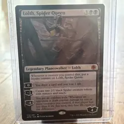 1x Lolth, Spider Queen NM-Mint, English Adventures in the Forgotten Realms MTG M - Image 1