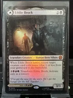 Eddie Brock (Foil) - 0055 - Marvel's Spider-Man MTG - NM/M Ships Now - Image 1