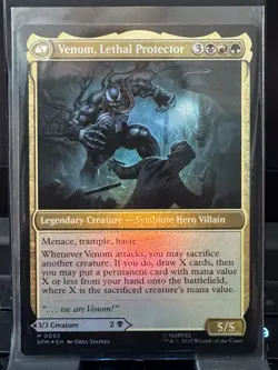 Eddie Brock (Foil) - 0055 - Marvel's Spider-Man MTG - NM/M Ships Now - Image 2