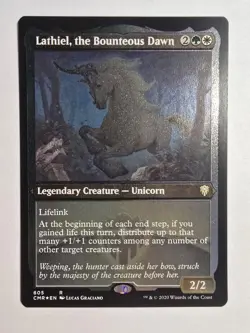 Lathiel, the Bounteous Dawn (Foil Etched) Commander Legends Foil Mtg - Image 1