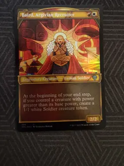 mtg baird, argivian recruiter foil showcase 294 dominaria united - Image 1