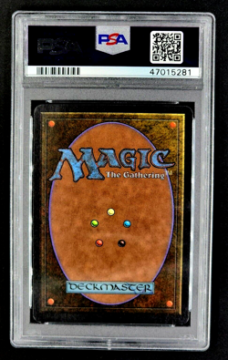 1993 MtG Magic the Gathering Unlimited Death Grip Uncommon PSA 9 *Only 14 Higher - Image 2