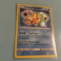 Shining Volcanion - Pokemon Card #52 - Shiny Holo Legends Rare - MINT PACK FRESH - Image 3