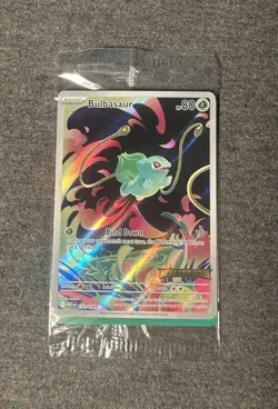 Pokemon Bulbasaur 133/132 English Mega Evolution Stamped Promo SEALED - Image 1