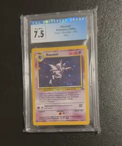 1999 Pokemon Fossil Haunter Holo Rare Unlimited 6/62 CGC 7.5 - Image 1