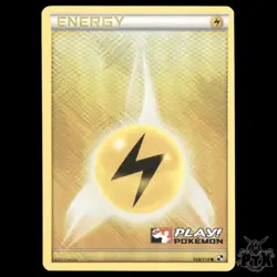 Lightning Energy PLAY! Holo #108/114 Promo NM/Near Mint Pokemon 2011 - Image 1