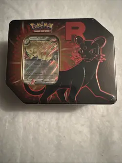 Destined Rivals Team Rocket Tin (Persian ex) - Sealed New - Pokemon TCG - Image 1