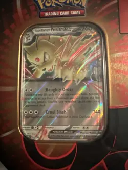 Destined Rivals Team Rocket Tin (Persian ex) - Sealed New - Pokemon TCG - Image 3