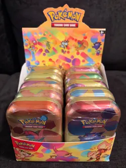 Pokemon TCG Scarlet & Violet 151 Mini Tin Display (10 TINS) Full Set BRAND NEW - Image 1