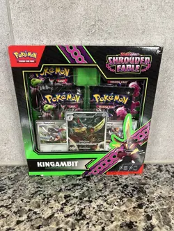 Pokemon Scarlet & Violet Shrouded Fable Kingambit Illustration Collection Sealed - Image 1
