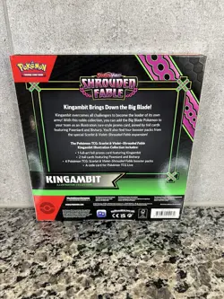 Pokemon Scarlet & Violet Shrouded Fable Kingambit Illustration Collection Sealed - Image 2