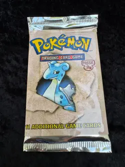 Pokemon Fossil Lapras Booster Pack Vintage 1999 WOTC Factory-Sealed - Image 4