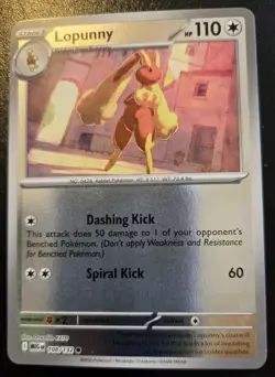 Lopunny 108/132 Reverse Holo Common Mega Evolution Pokemon TCG - Image 1