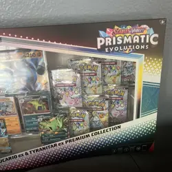 Pokemon TCG: Prismatic Evolutions Lucario EX & Tyranitar EX Premium Collection - Image 1
