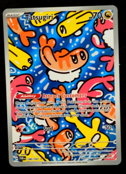 2024 Pokemon Tatsugiri Full Art SV06: Twilight Masquerade 186/167 NM/M+ - Image 5