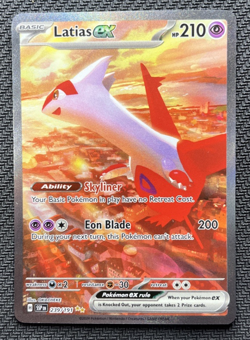 Latias ex SIR Surging Sparks 239/191 Pokemon Card Holo 2024 SSP EN FA NM - Image 1