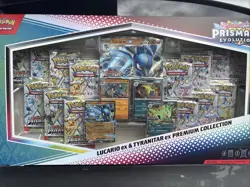 Pokemon Lucario Ex Tyranitar Ex Premium Collection Prismatic Evolutions Box NEW - Image 1