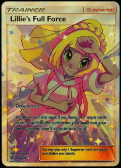 Lillie's Full Force #230 LP-MP Trainer Pokemon Card - Image 1