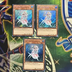 Yugioh! Deep Sea Diva RA03-EN004 Secret Rare 1st Edition x3 Playset NM - Image 1