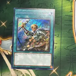 Yugioh! Reinforcement of the Army RA01-EN051 Secret Rare 1st Edition NM - Image 1
