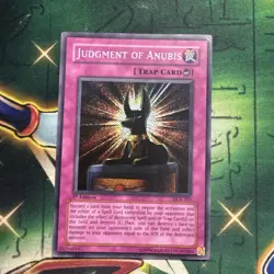 Yugioh! Judgment of Anubis DCR-105 Secret Rare 1st Edition MP - Image 1