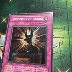 Yugioh! Judgment of Anubis DCR-105 Secret Rare 1st Edition MP - Image 2
