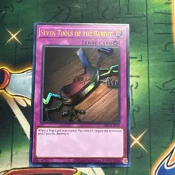 Yugioh! Seven Tools of the Bandit MRD-EN129 Ultra Rare Unlimited NM - Image 1