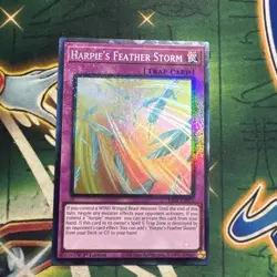 Yugioh! Harpie's Feather Storm RA01-EN073 Collector's Rare 1st Edition NM - Image 1
