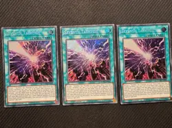 Yugioh 3x Seventh Tachyon Set Mztm-en016 Secret Rare - Image 1