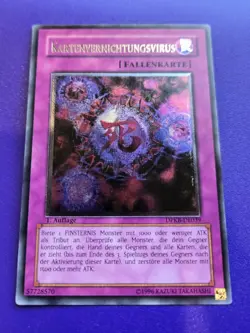 *GERMAN* Crush Card Virus Ultimate Rare 1st Edition DPKB-EN039 LP Yugioh - Image 1