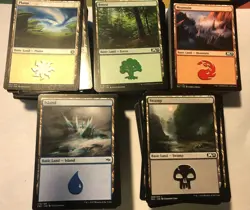 Magic the Gathering - 40 Card Basic land bulk lot - MTG - Image 1