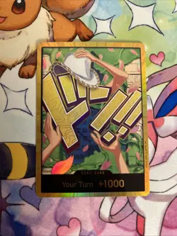 One Piece DON!! CARD Nico Robin Gold Foil SEC Alt Art The Best PRB-02 English - Image 1
