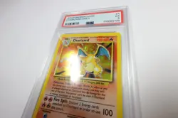 PSA 5 EX 1999 Pokemon 4/108 Holo Charizard Base Set Card #57209B - Image 3