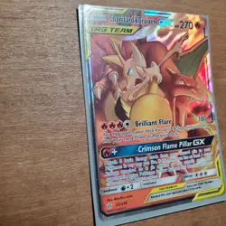 Charizard & Braixen GX Tag Team Pokemon Card 22/236 Holo Rare - Image 3