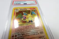 PSA 5 EX 1999 Pokemon 4/108 Holo Charizard Base Set Card #57207B - Image 3