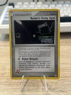 Rocket's Tricky Gym 90/109 Team Rocket Returns Reverse Holo Pokemon Card - Image 1